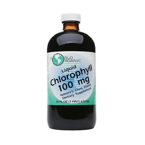 World Organics Chlorophyll 100 Mg Liquid - 16 Oz